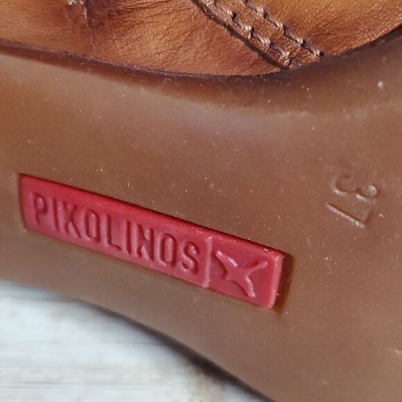 Pikolinos Connelly Heeled Leather‎ Faux Fur Laced Boots sz 37 - Picture 5 of 10